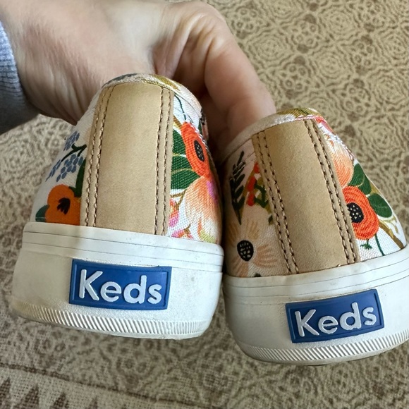 Keds X Rifle Paper Co Double Decker Meadow Slip On Sneakers - Picture 9 of 9